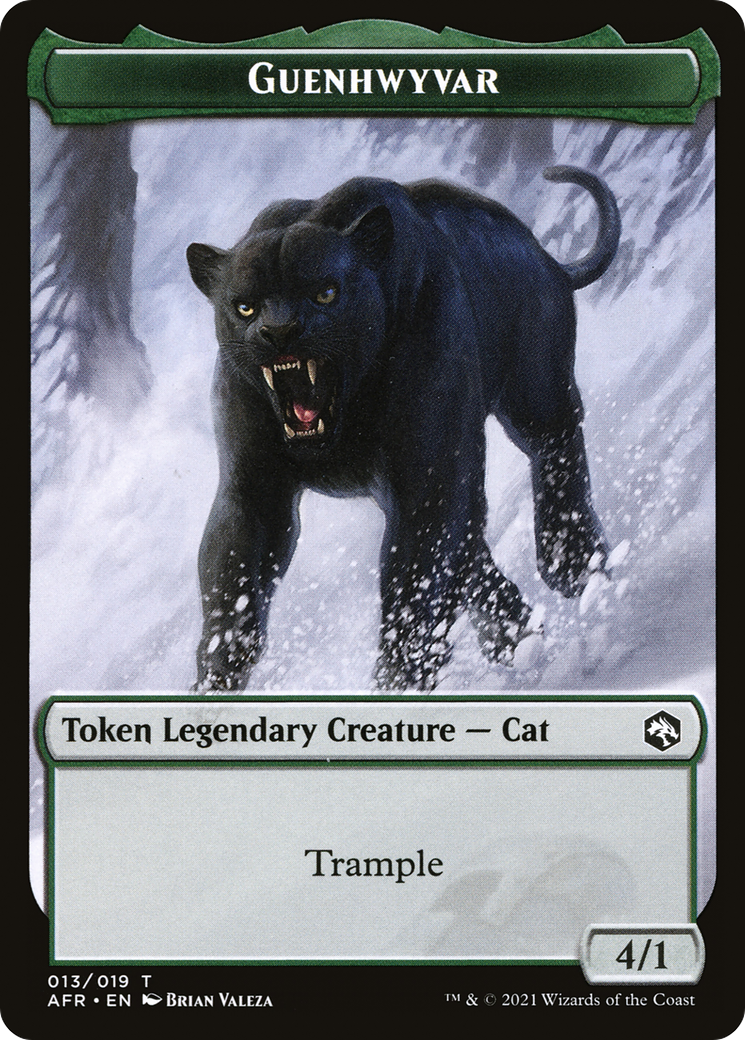 Image of Guenhwyvar (TAFR-013) - Adventures in the Forgotten Realms Tokens