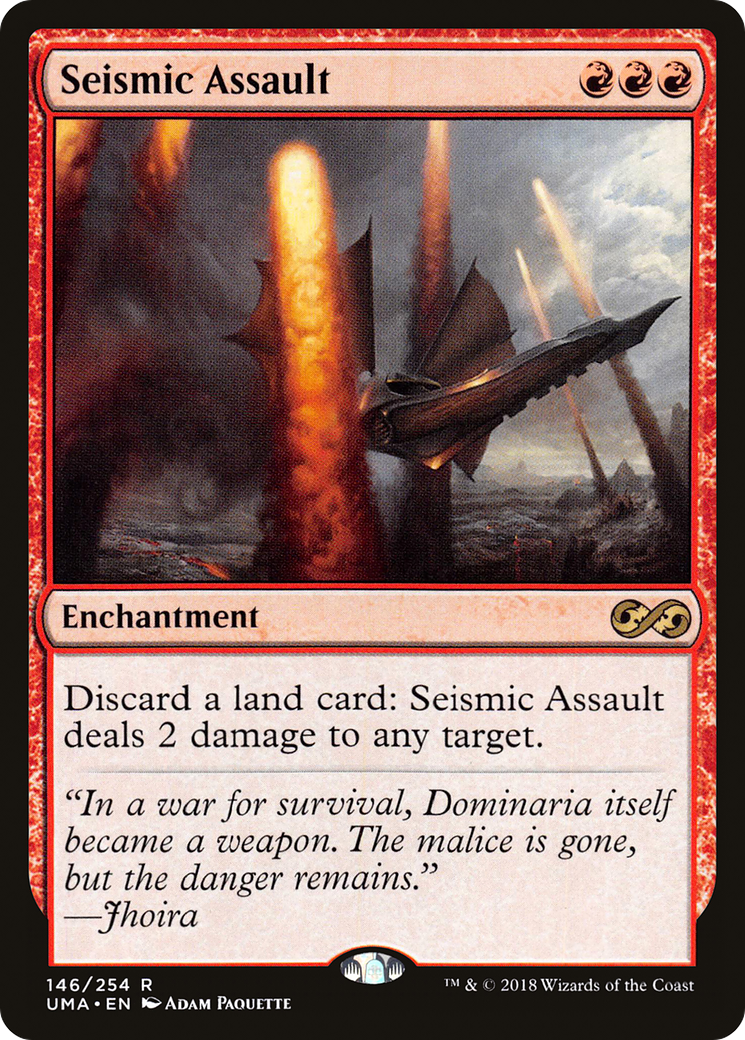 Image of Seismic Assault (UMA-146) - Ultimate Masters Foil