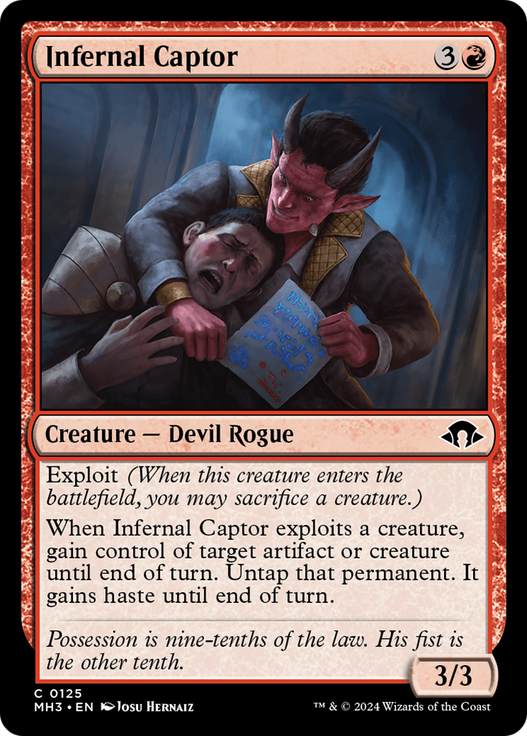Image of Infernal Captor (MH3-125) - Modern Horizons 3