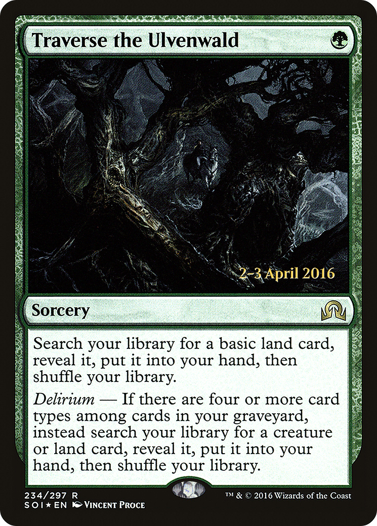 Image of Traverse the Ulvenwald (PRE-234S) - Shadows over Innistrad Promos Foil