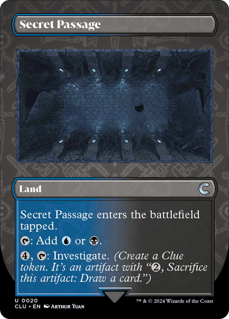 Image of Secret Passage (Borderless) (CLU-020) - Ravnica: Clue Edition (Borderless)