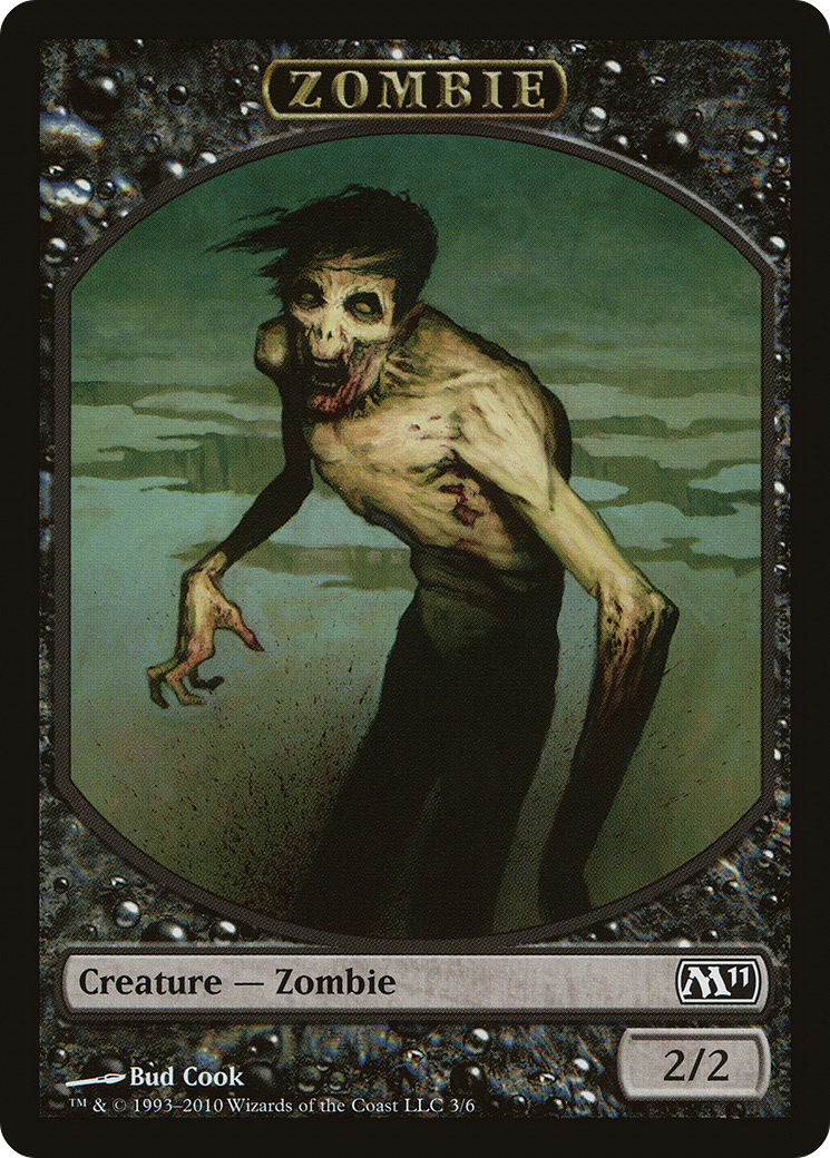 Image of Zombie Token (M11-003) - Magic 2011 Tokens