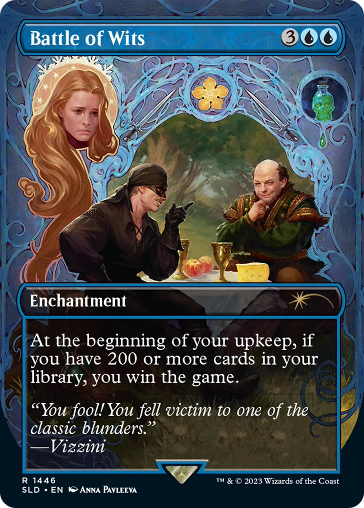Image of Battle of Wits (SLD-1446) - Secret Lair Drop (Borderless) Foil