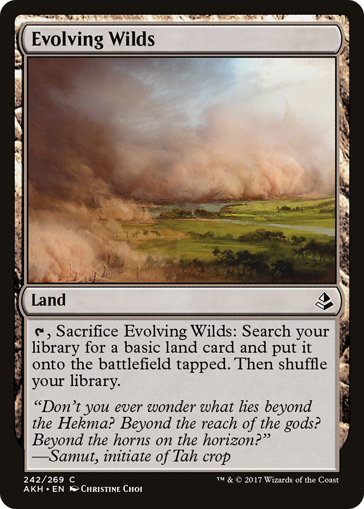 Image of Evolving Wilds (AKH-242) - Amonkhet Foil