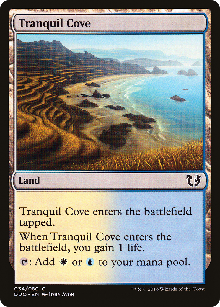 Image of Tranquil Cove (DDQ-034) - Duel Decks: Blessed vs. Cursed