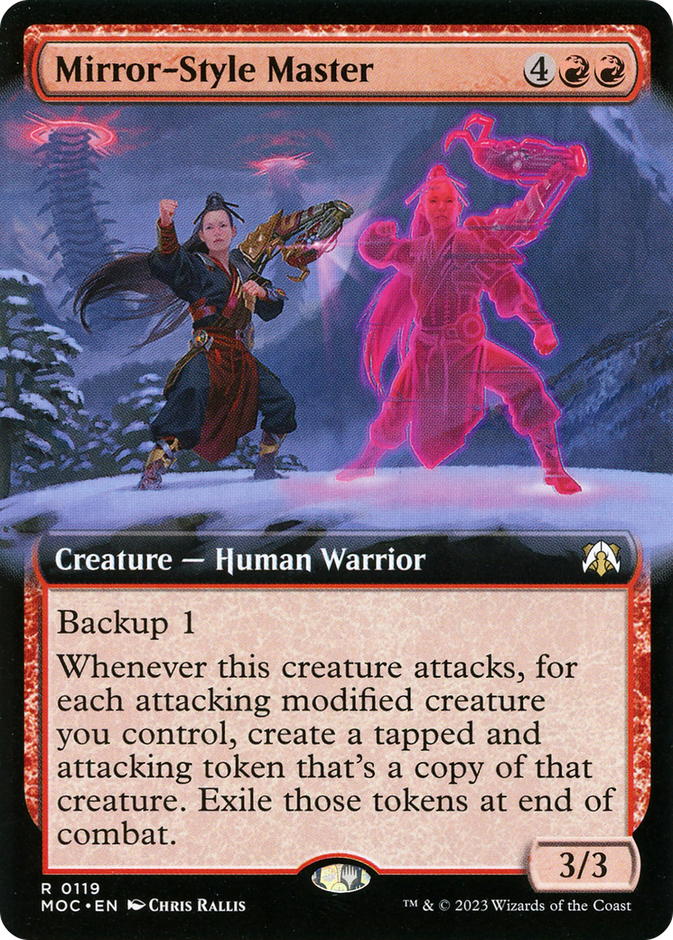 Image of Mirror-Style Master (Extended Art) (MOC-119) - March of the Machine Commander: (Extended Art) Foil