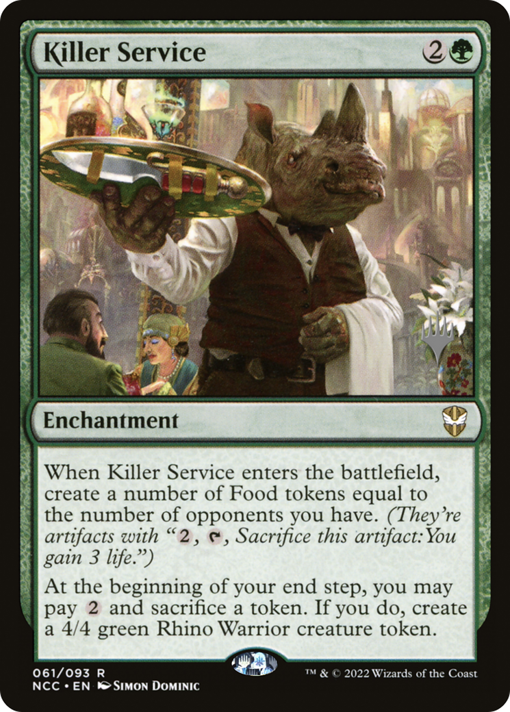 Image of Killer Service (PPSNC-061) - New Capenna Commander Promos Foil