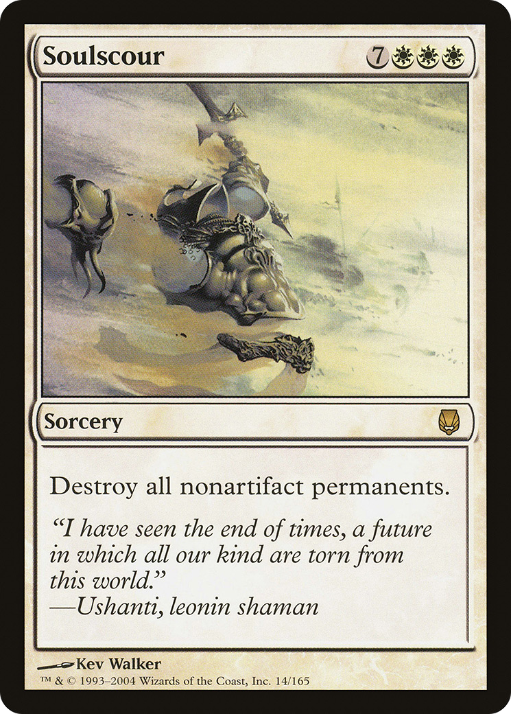 Image of Soulscour (DST-014) - Darksteel Foil