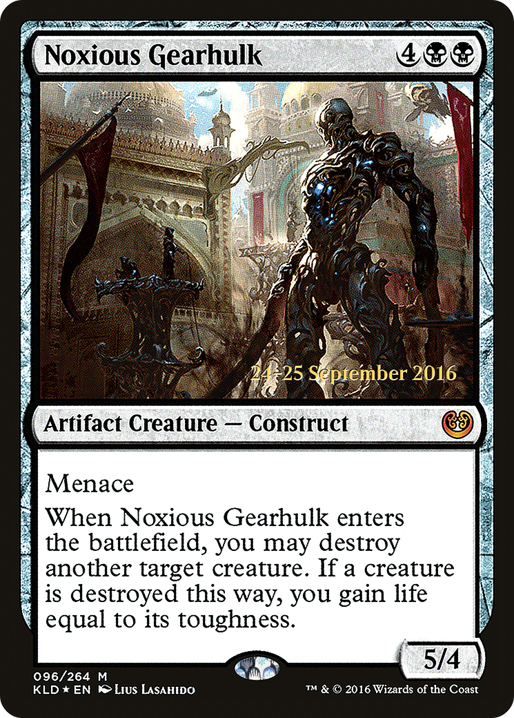 Image of Noxious Gearhulk (PRE-096) - Kaladesh Promos Foil