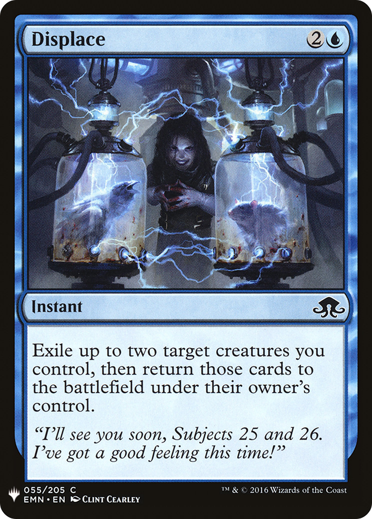 Image of Displace (LIST-EMN-55) - The List