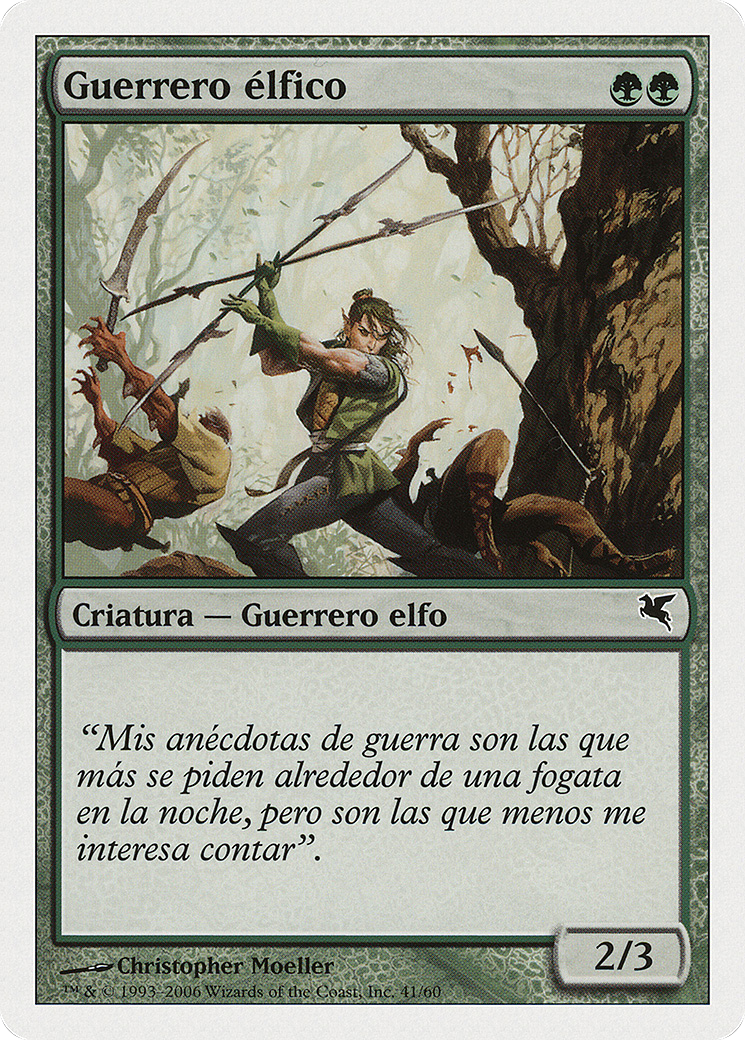 Image of Elvish Warrior (Spanish) - 