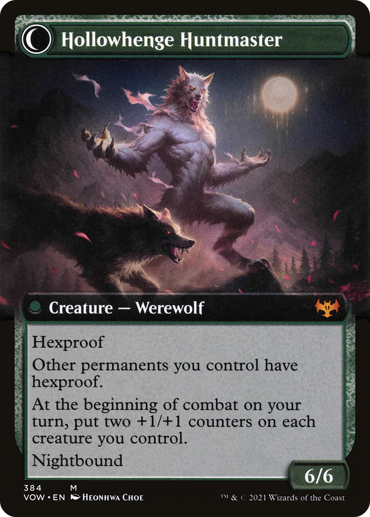 Image of Avabruck Caretaker (Extended Art) (VOW-384) - Innistrad: Crimson Vow: (Extended Art, Double Faced Transform)