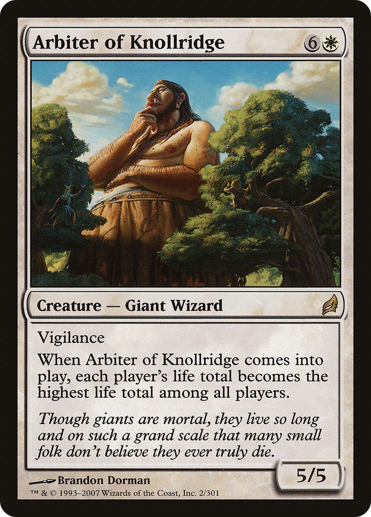 Image of Arbiter of Knollridge (LRW-002) - Lorwyn
