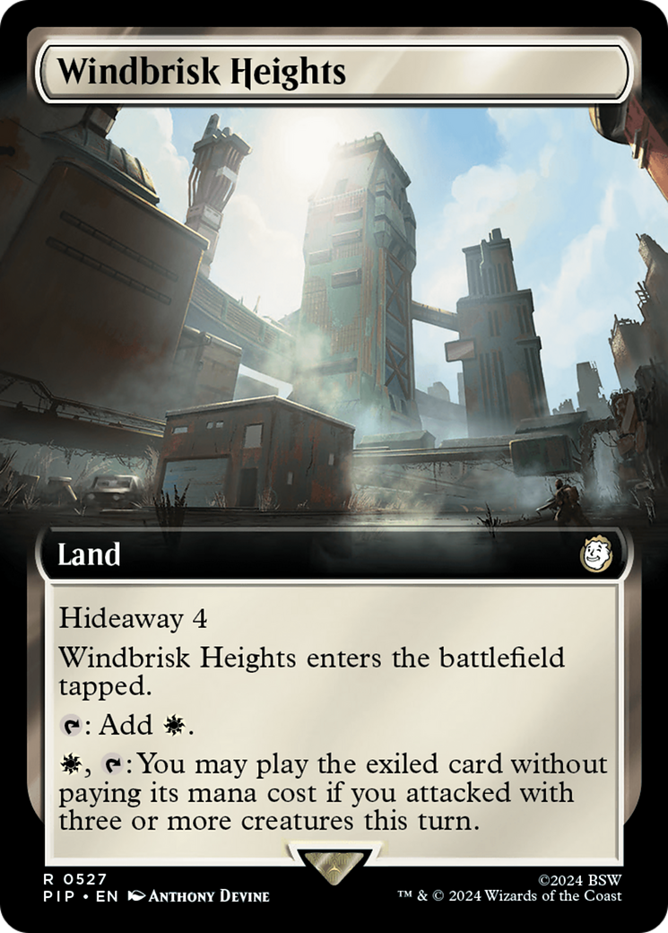 Image of Windbrisk Heights (Extended Art) (PIP-527) - Fallout: (Extended Art) Foil