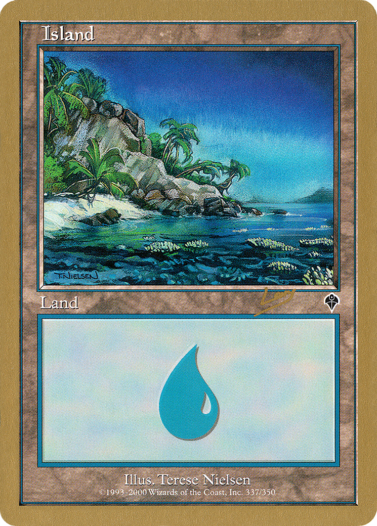 Image of Island (337) - 2002 Raphael Levy (INV) (WCD-) - World Championship Decks 2002