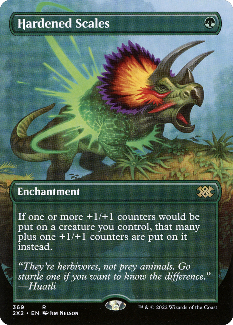 Image of Hardened Scales (Borderless) (2X2-369) - Double Masters 2022 (Borderless)