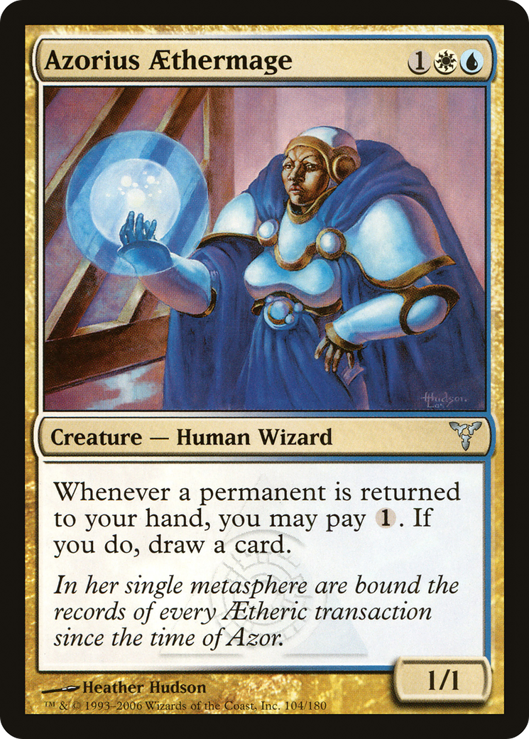 Image of Azorius Aethermage (DIS-104) - Dissension Foil