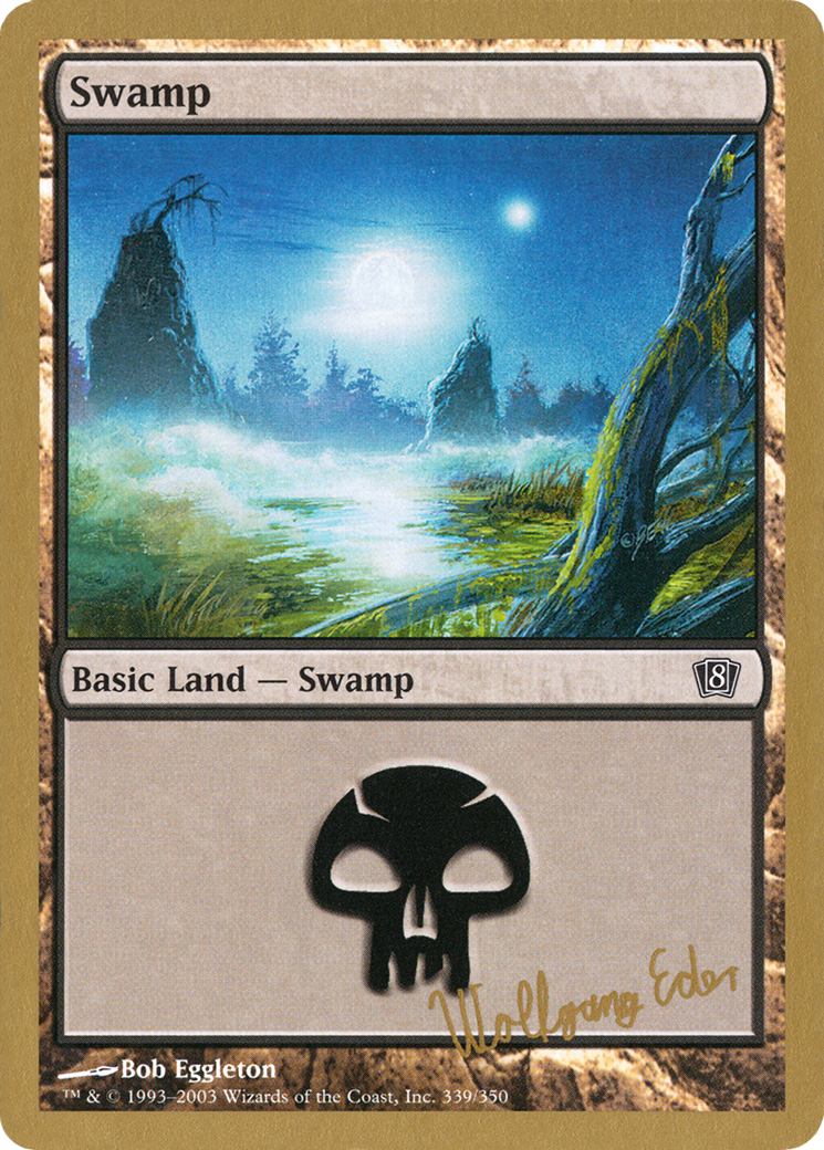Image of Swamp (339) - 2003 Wolfgang Eder (8ED) (WCD-WE339) - World Championship Decks 2003
