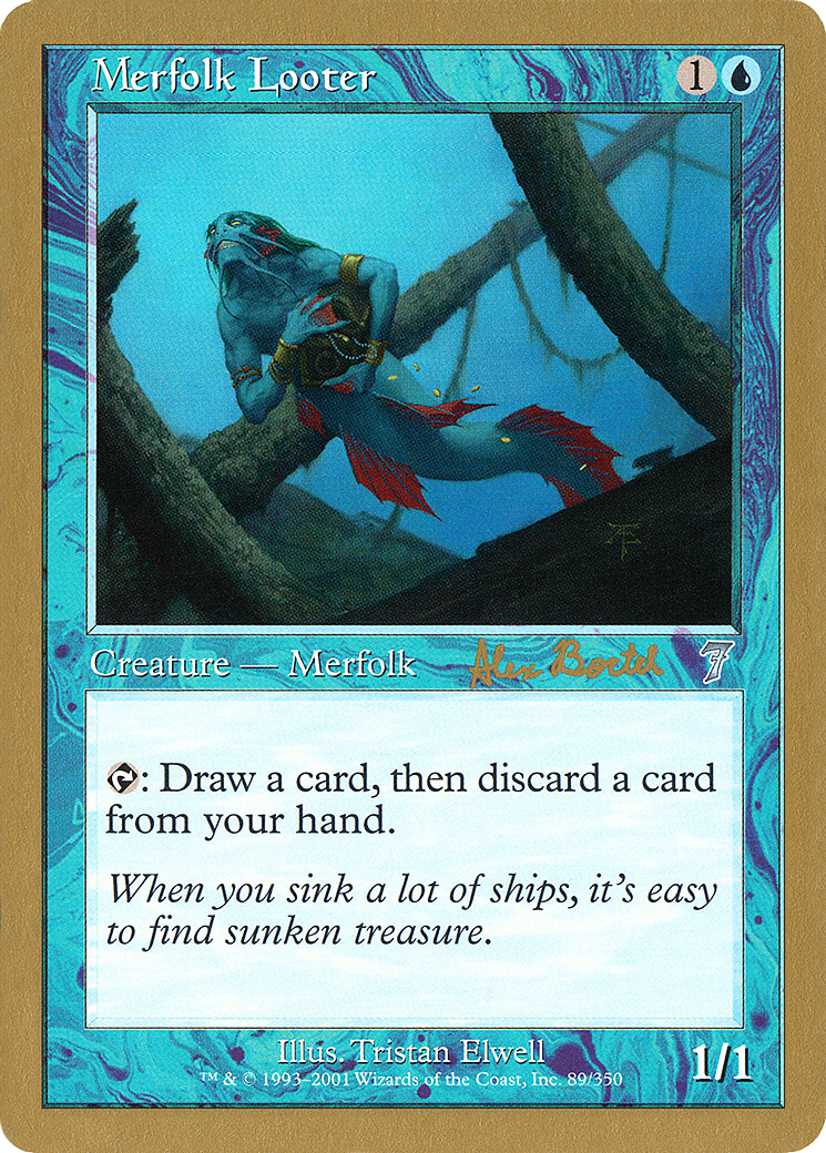 Image of Merfolk Looter - 2001 Alex Borteh (7ED) (WCD-) - World Championship Decks 2001