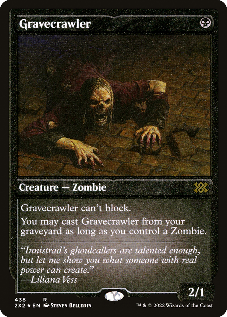 Image of Gravecrawler (2X2-438) - Double Masters 2022 Foil