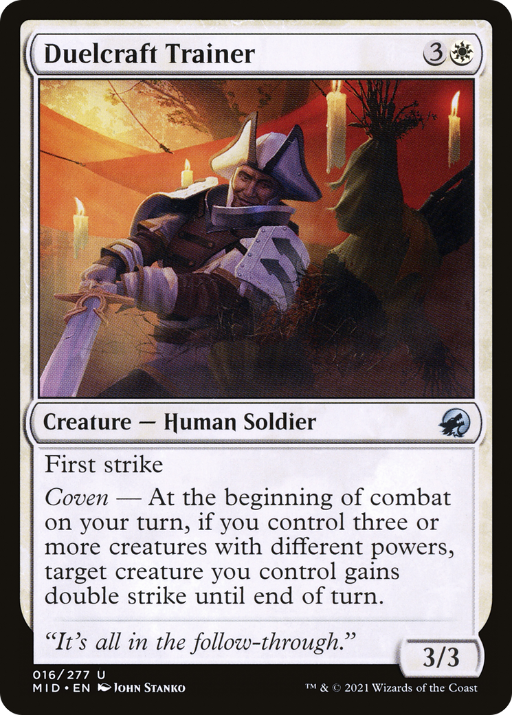 Image of Duelcraft Trainer (MID-016) - Innistrad: Midnight Hunt Foil