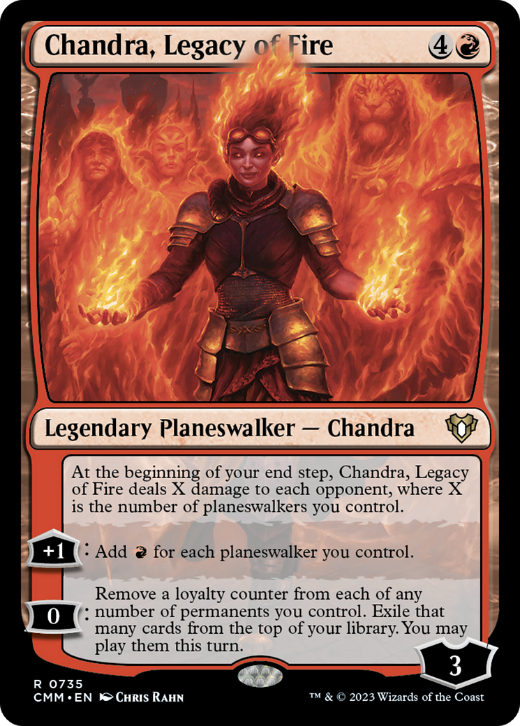Image of Chandra, Legacy of Fire (CMM-735) - Commander Masters