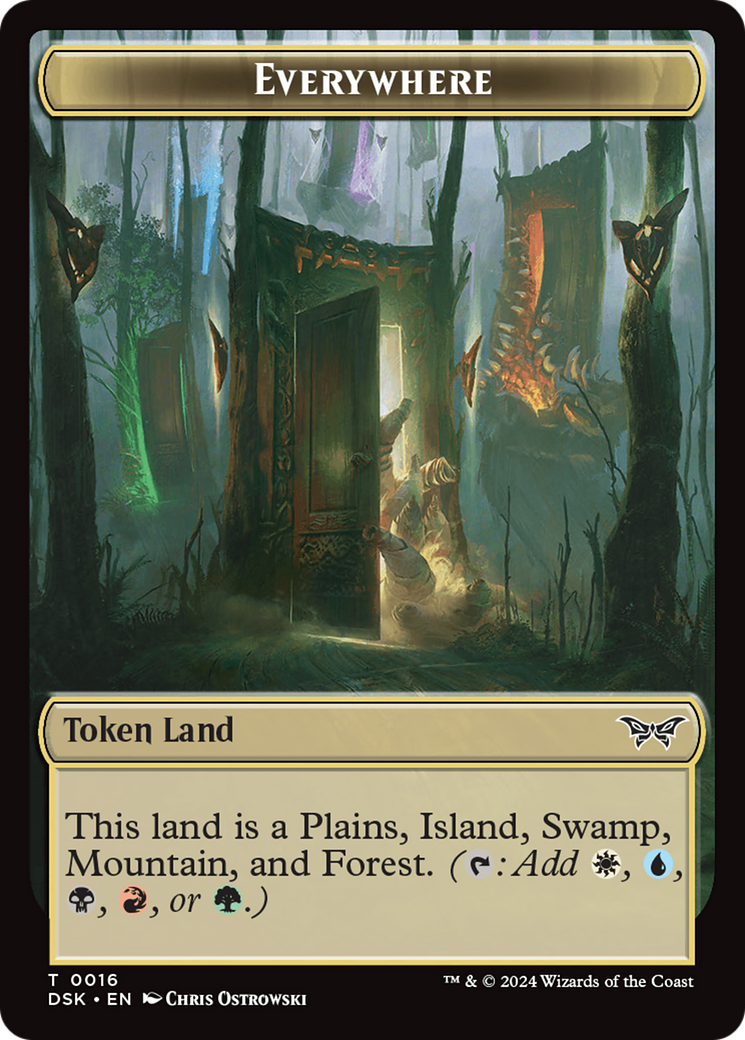 Image of Everywhere Token (DSK-016) - Duskmourn: House of Horror Tokens