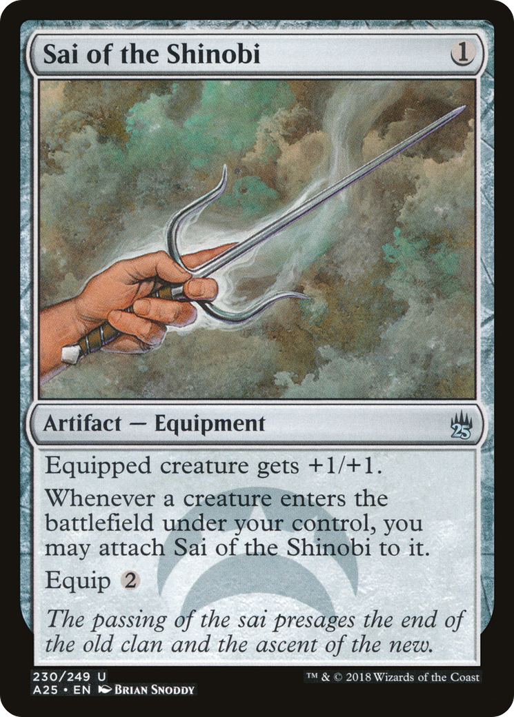 Image of Sai of the Shinobi (A25-230) - Masters 25