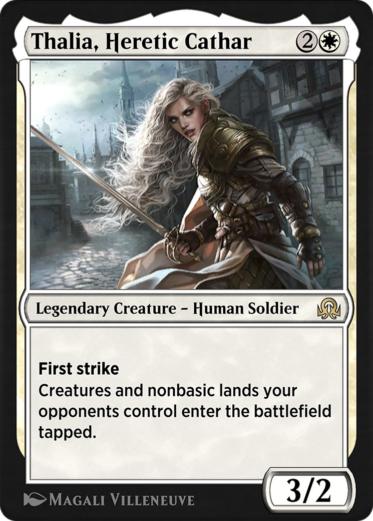 Image of Thalia, Heretic Cathar (SIR-049) - Shadows over Innistrad Remastered