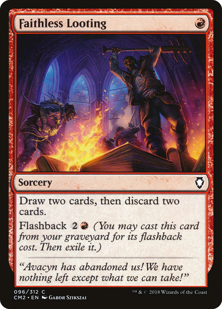 Image of Faithless Looting (CM2-096) - Commander Anthology Volume II