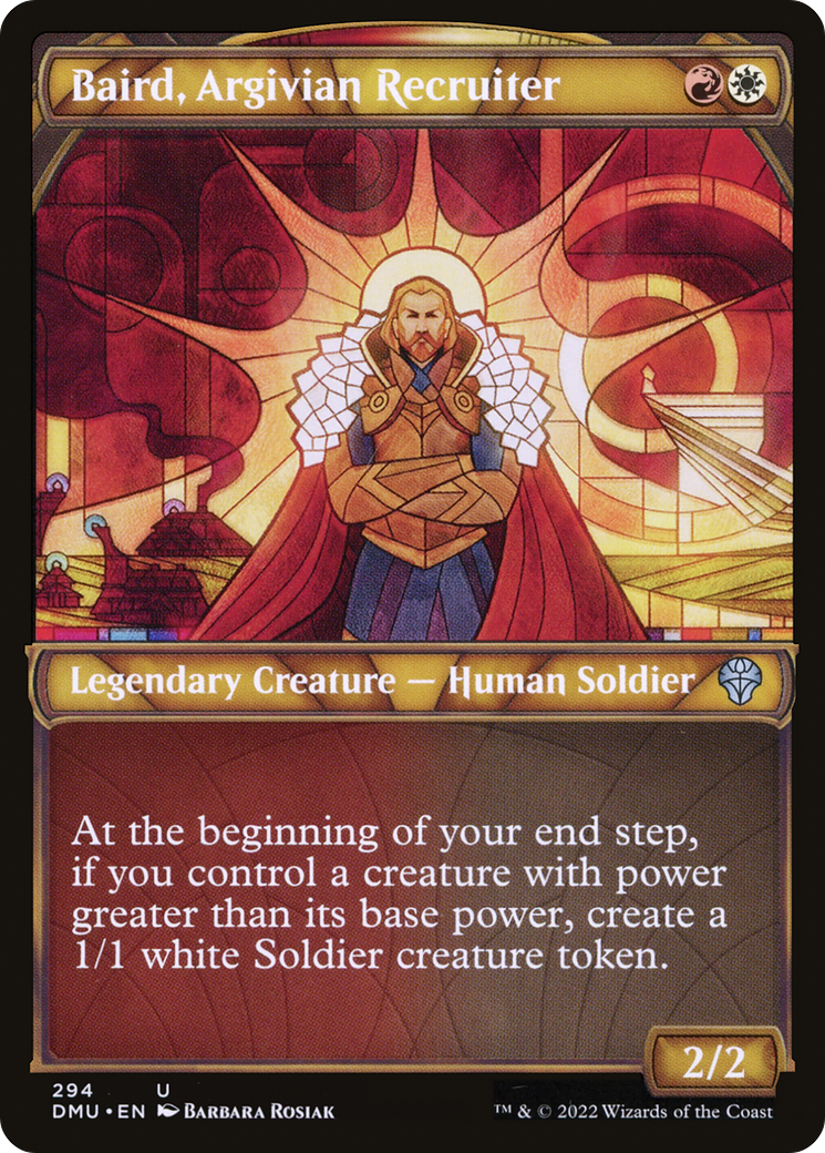 Image of Baird, Argivian Recruiter (Showcase) (DMU-294) - Dominaria United: (Showcase)