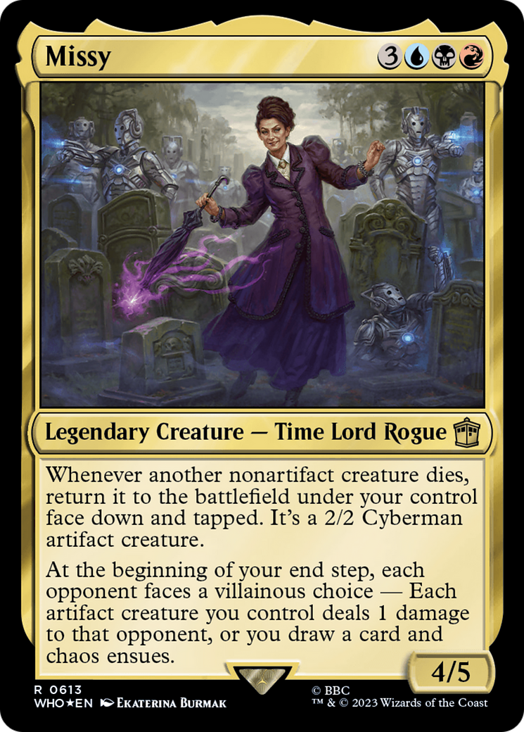 Image of Missy (Surge Foil) (WHO-613) - Doctor Who Foil
