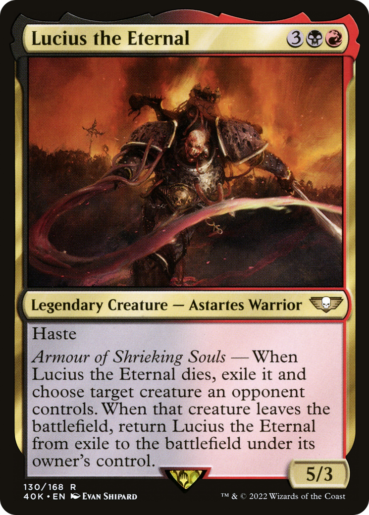 Image of Lucius the Eternal (40K-130) - Warhammer 40,000 Commander