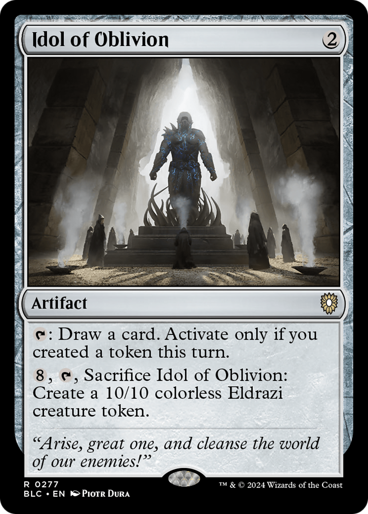 Image of Idol of Oblivion (BLC-277) - Bloomburrow Commander