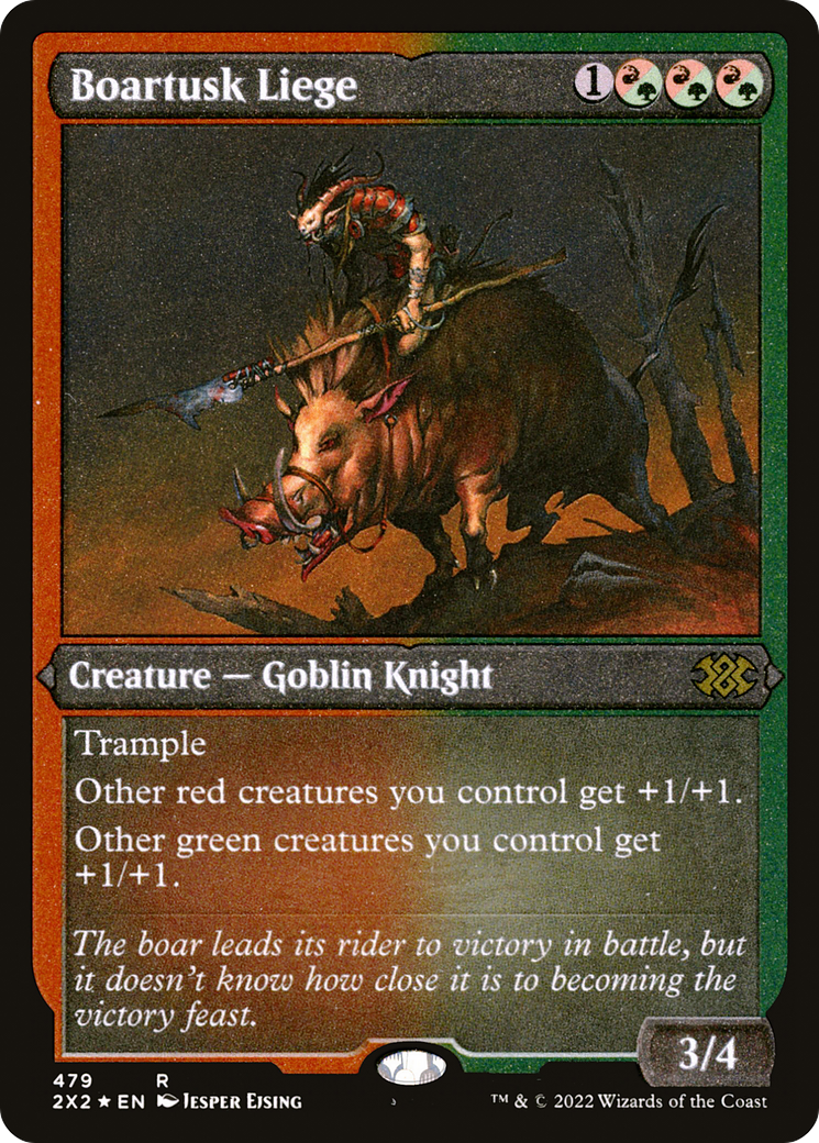 Image of Boartusk Liege (2X2-479) - Double Masters 2022 Foil