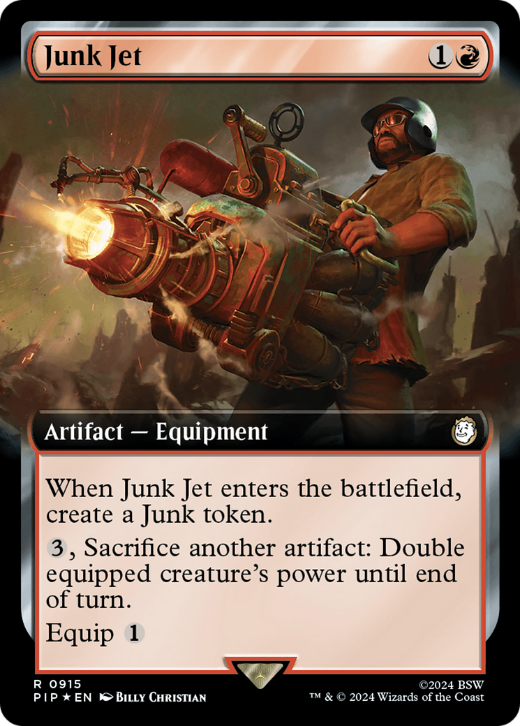Image of Junk Jet (Extended Art) (Surge Foil) (PIP-915) - Fallout: (Extended Art) Foil