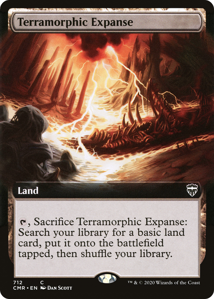Image of Terramorphic Expanse (Extended Art) (CMR-712) - Commander Legends: (Extended Art) Foil