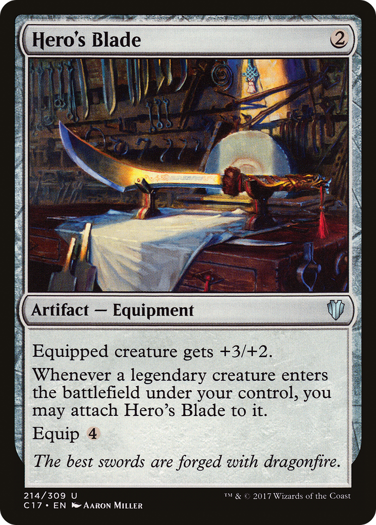 Image of Hero's Blade (C17-214) - Commander 2017