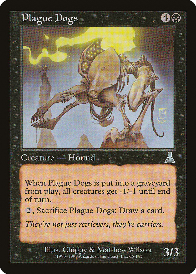 Image of Plague Dogs (UDS-066) - Urza's Destiny