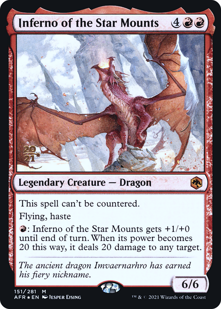 Image of Inferno of the Star Mounts (PRE-151) - Adventures in the Forgotten Realms Promos Foil