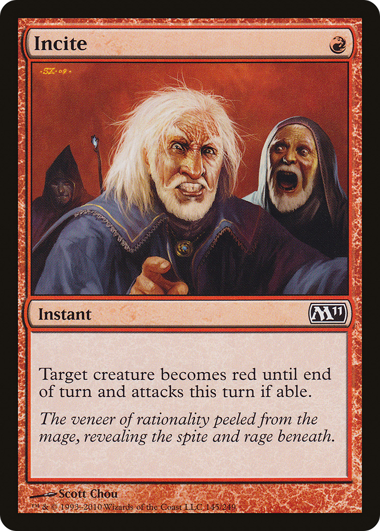 Image of Incite (M11-145) - Magic 2011 Foil