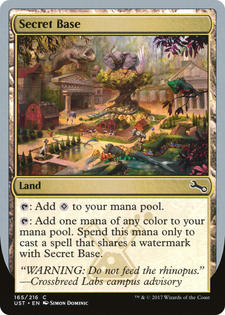 Image of Secret Base (E) (UST-165E) - Unstable
