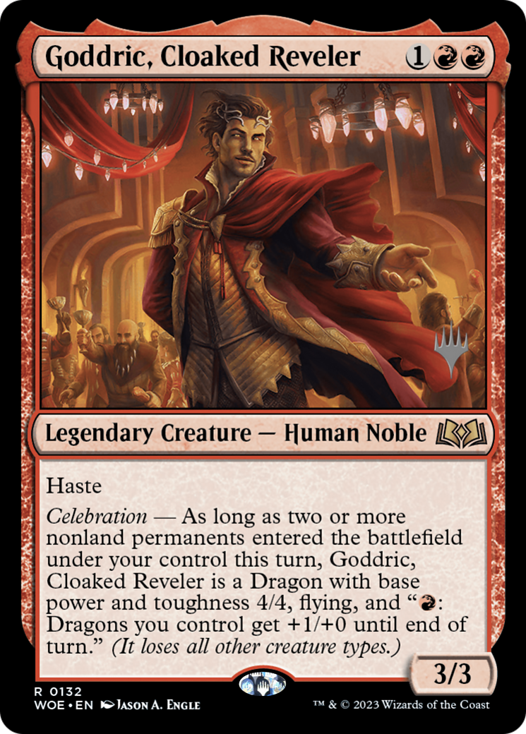 Image of Goddric, Cloaked Reveler (PPWOE-132) - Wilds of Eldraine Promos Foil