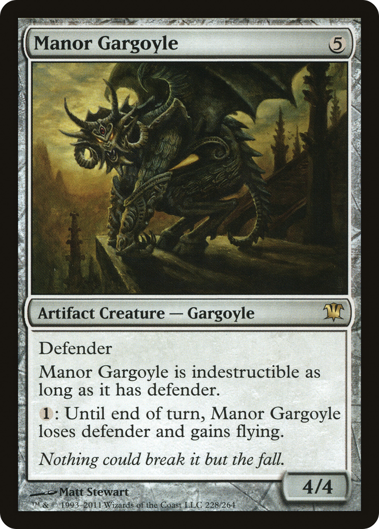 Image of Manor Gargoyle (ISD-228) - Innistrad