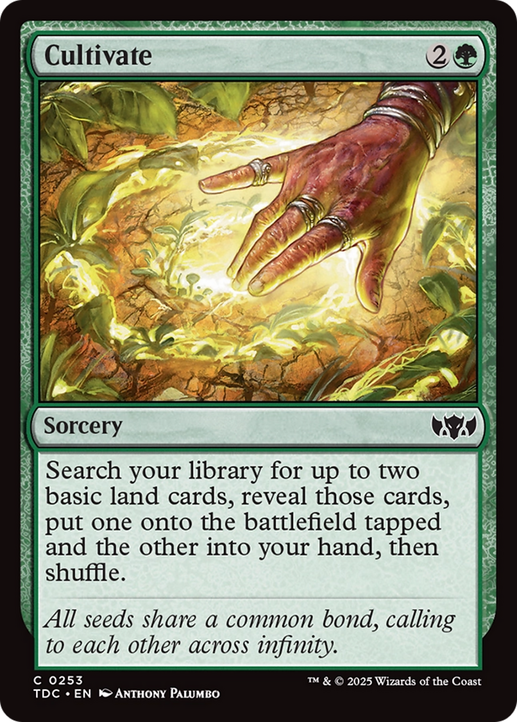 Image of Cultivate (TDC-253) - Commander: Tarkir: Dragonstorm