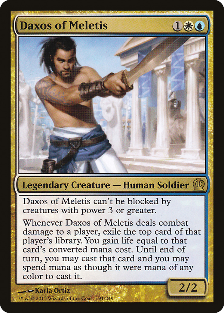 Image of Daxos of Meletis (THS-191) - Theros Foil