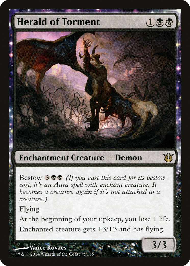 Image of Herald of Torment (BNG-075) - Born of the Gods: (enchantment)