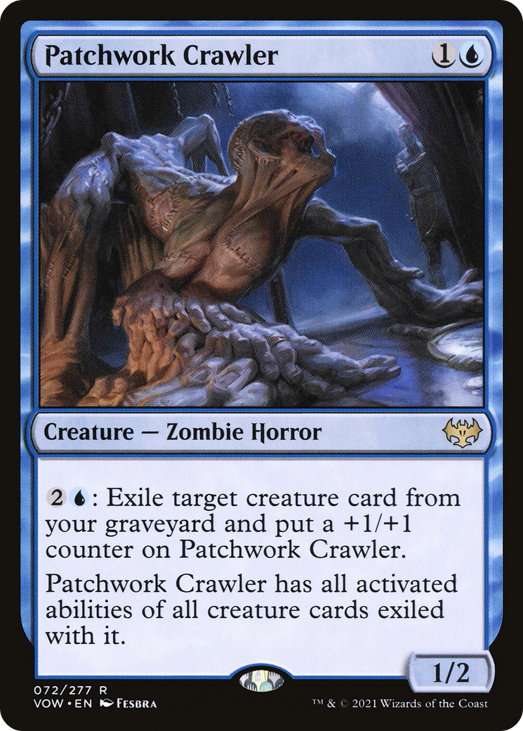 Image of Patchwork Crawler (VOW-072) - Innistrad: Crimson Vow Foil