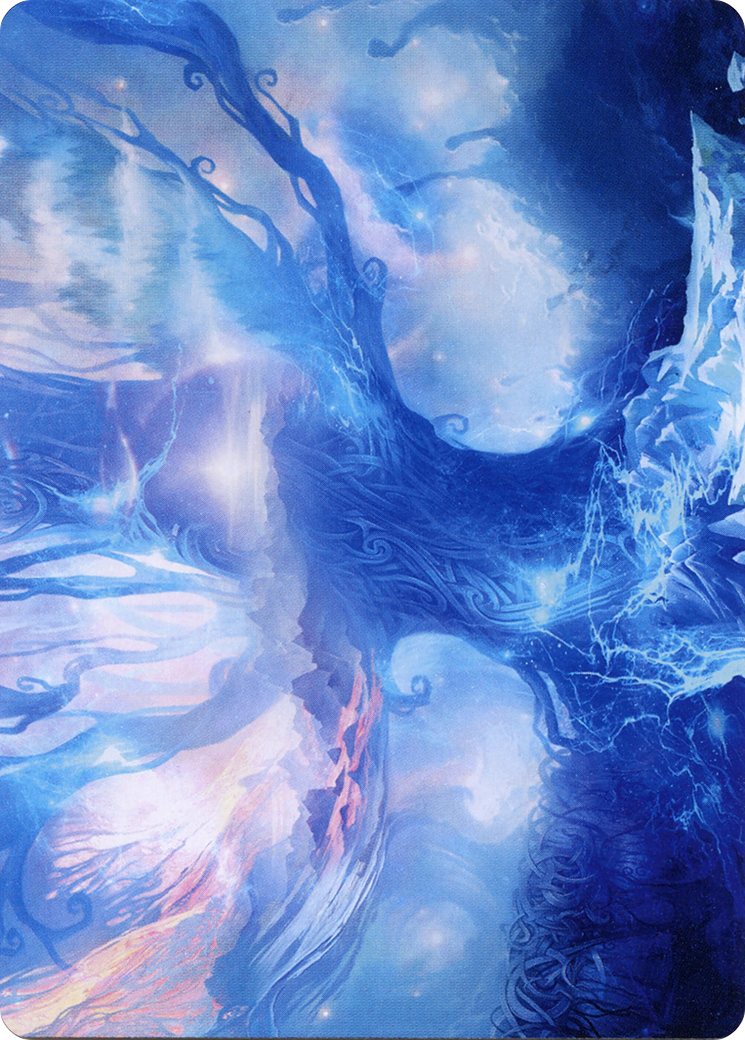 Image of The World Tree // The World Tree (ASKHM-076) - Art Series: Kaldheim (Borderless) Foil