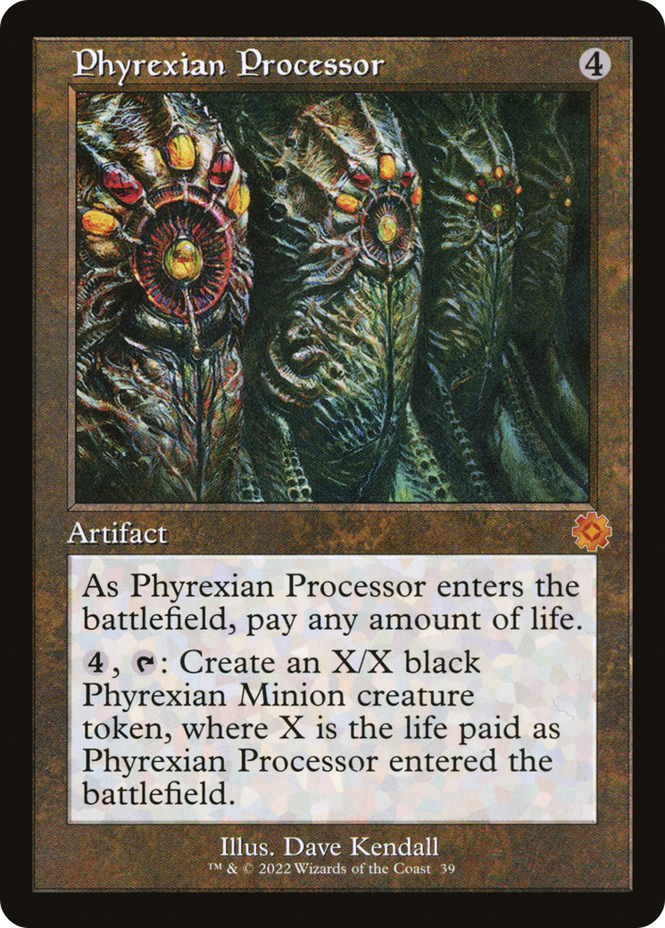 Image of Phyrexian Processor (BRR-039) - The Brothers' War Retro Artifacts